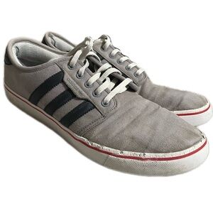 Adidas Seeley Gray Canvas Skate Shoes